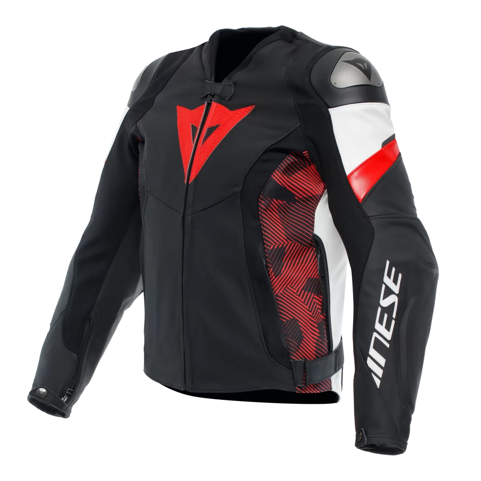 Dainese Fulcro Men's Black Leather Motorcycle Jacket – Ride Wild Co