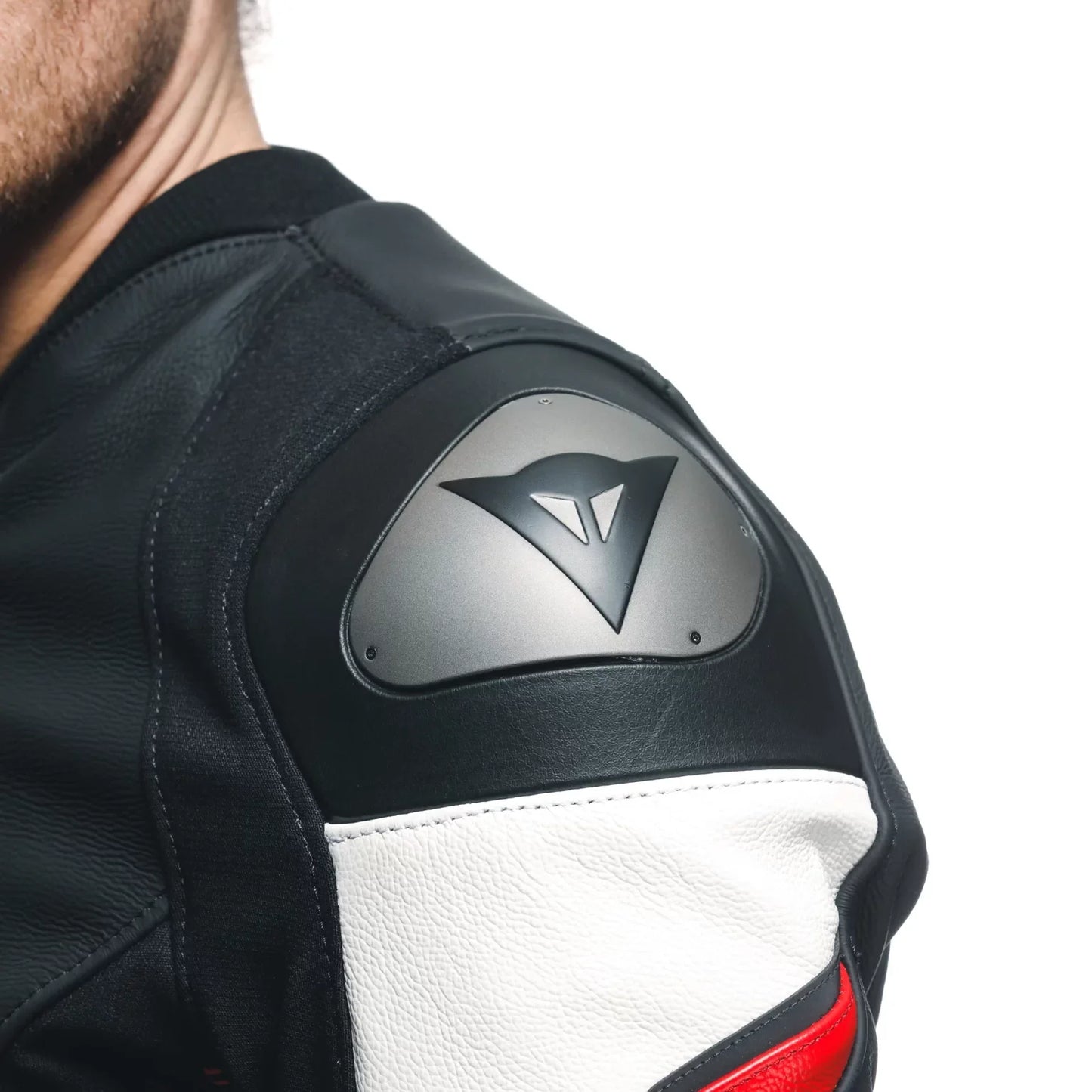 Dainese Fulcro Men’s Black Leather Motorcycle Jacket