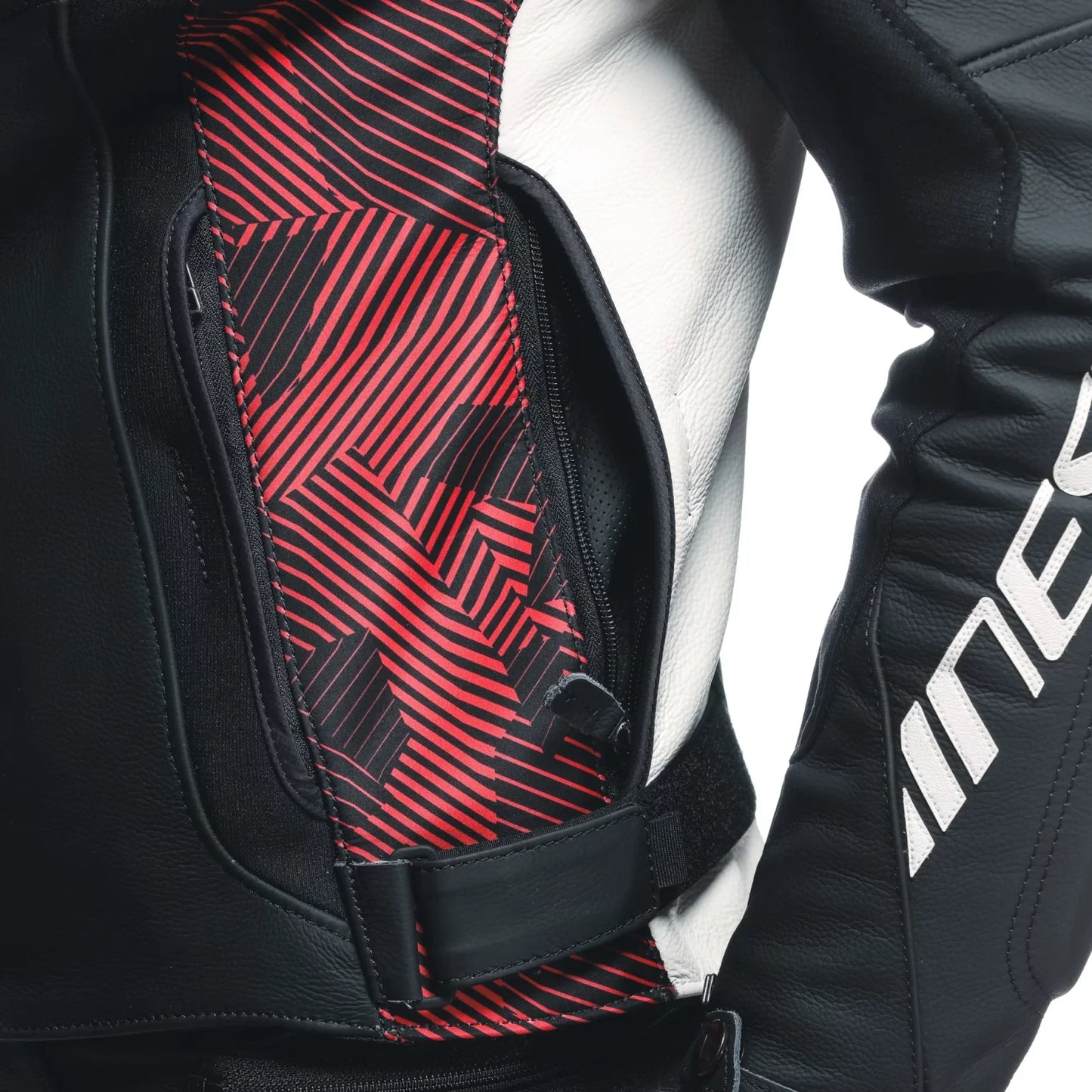 Dainese Fulcro Men’s Black Leather Motorcycle Jacket