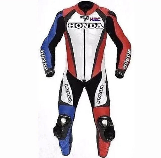 Honda Motorcycle Leather Racing Suit – Premium Protection