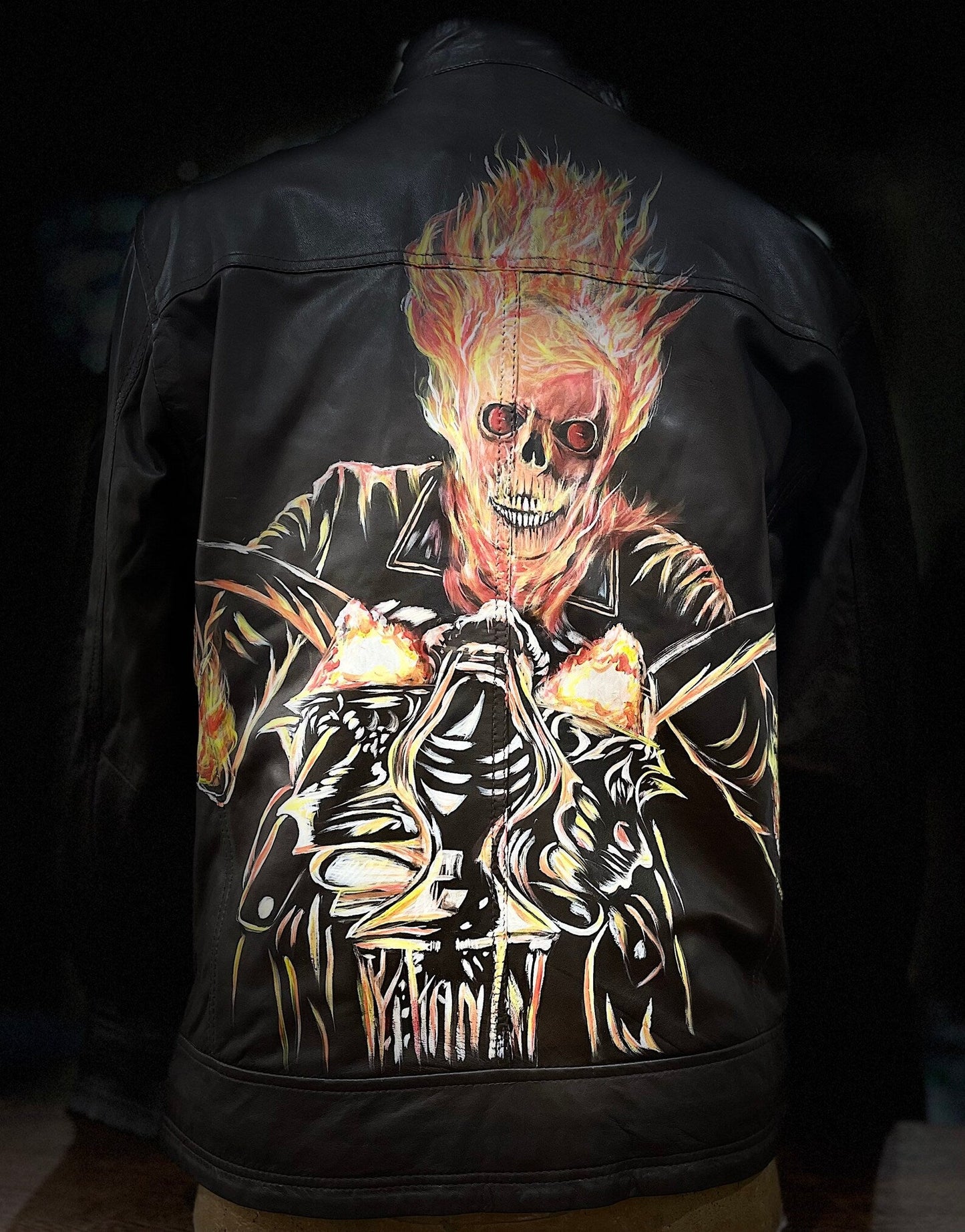 Leather Jackets, Mens Jacket, Motorbike Leather Mens Jacket, Biker Printed Jacket, Sheep Leather Original Leather Jacket, Coat Large Size
