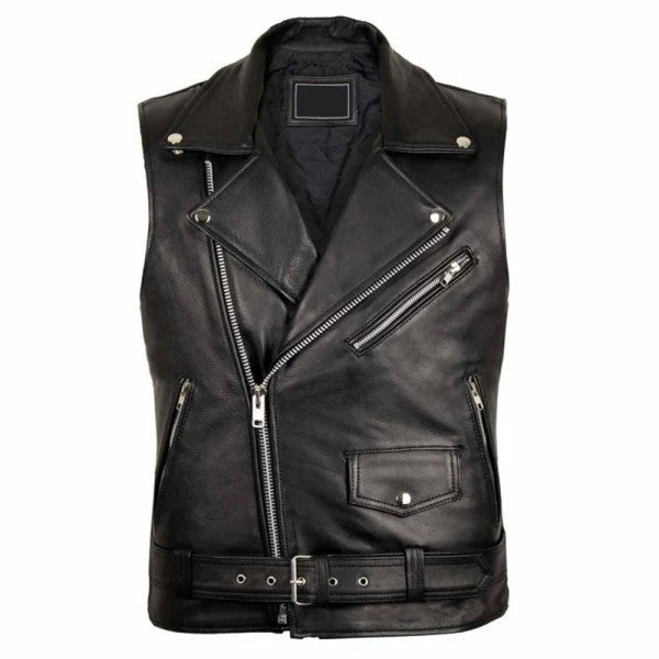 Rockin - Men's Motorcycle Leather Vest