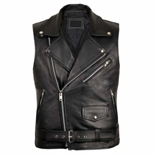 Rockin - Men's Motorcycle Leather Vest